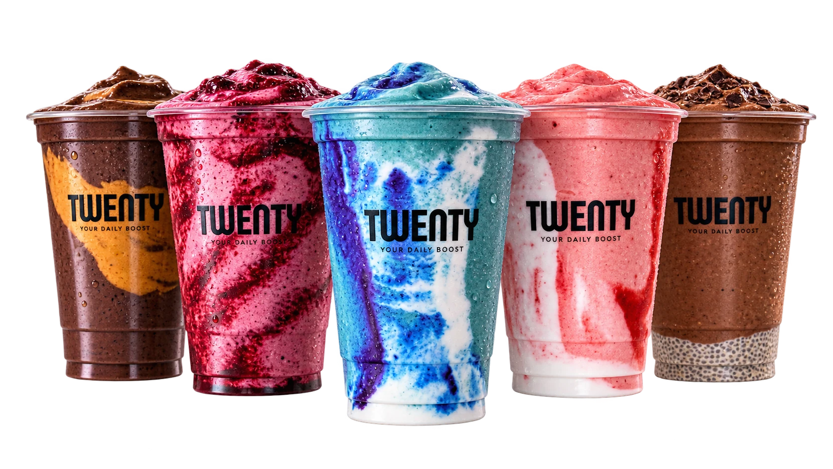 The five TWENTY smoothies