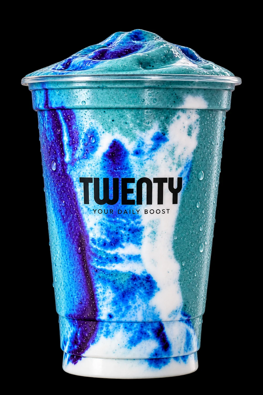 Stay seen — tropical blue spirulina smoothie